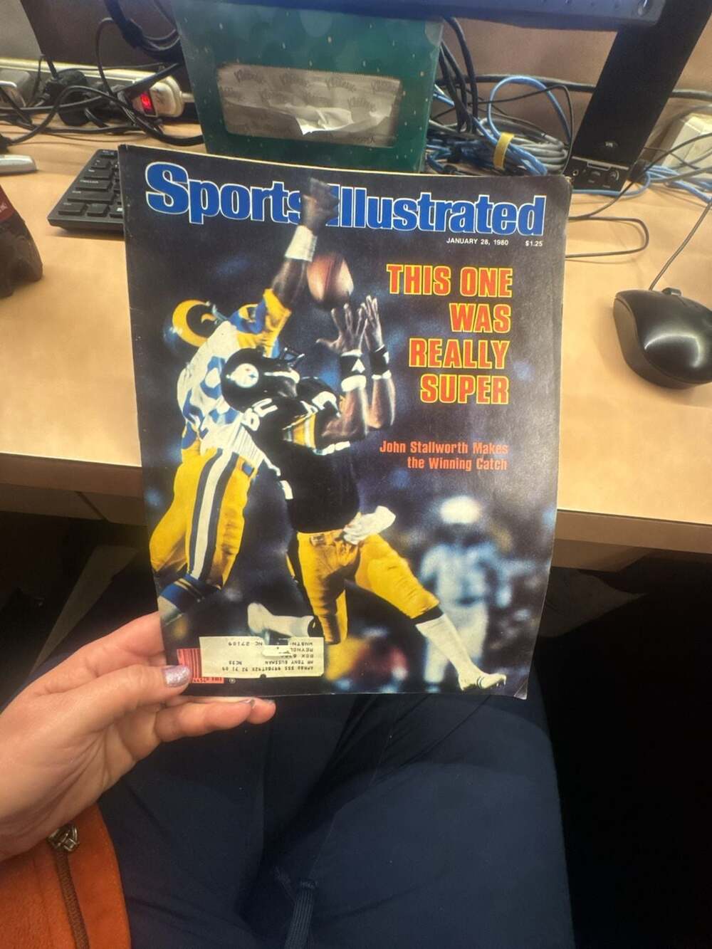 1980 January 28 Sports Illustrated Magazine John Stallworth Winning CatchMH139)